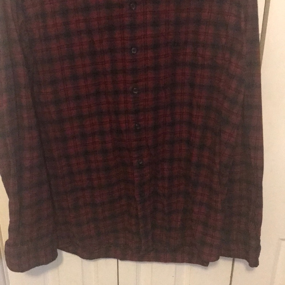 Men’s Plaid Long Sleeve Shirt - Picture 4 of 5